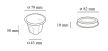 ecoinno® 100 ml dip bowl, GCM